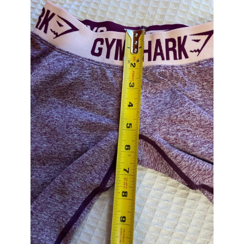 Gymshark Flex Mid Rise Heathered Purple Activewear Leggings/ Gym Tights Size XS - Picture 8 of 11